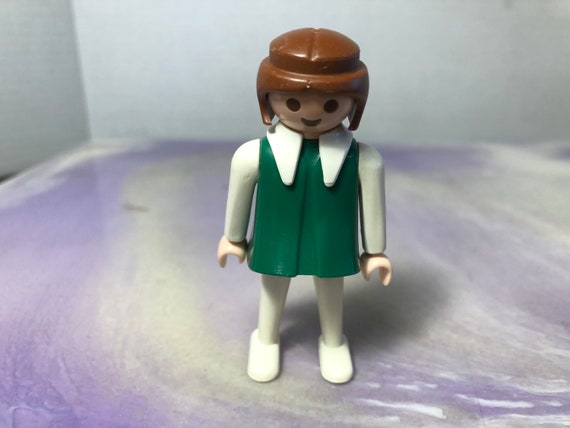 Vintage Playmobil Woman Brown Hair Figure 80's - Etsy