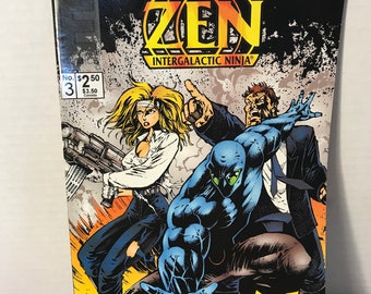 Vintage Entity Comics - Zen Intergalactic Ninja #3- 1990's Series Rare Vintage Comic (1990's)