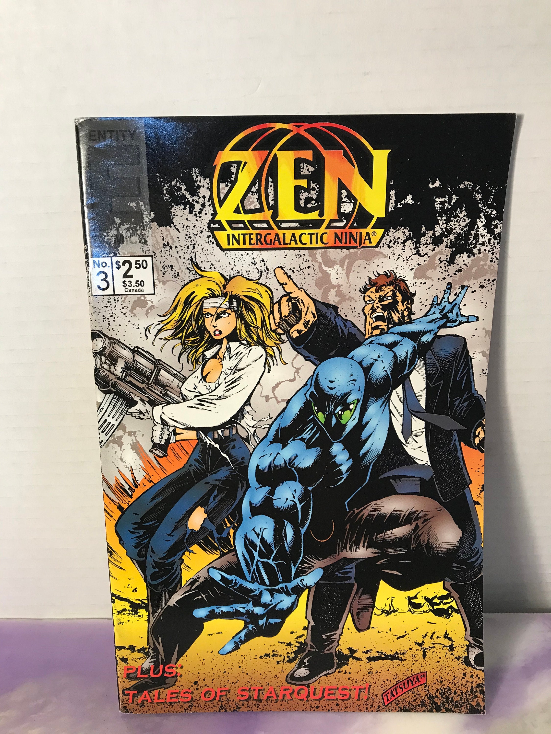 Vintage Entity Comics - Zen Intergalactic Ninja #3- 1990's Series