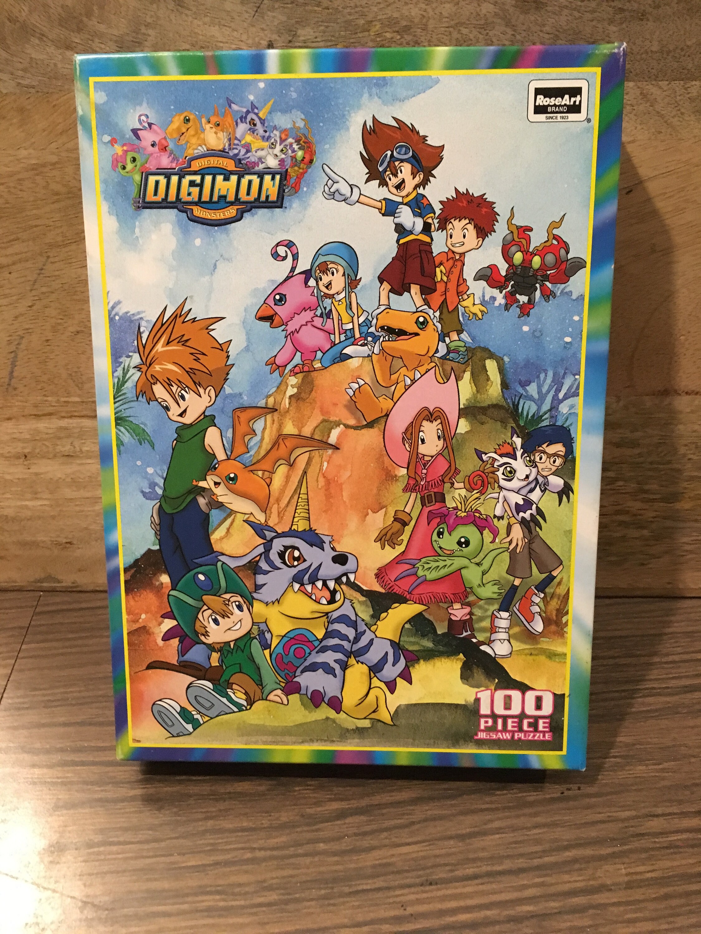 Vintage Digimon 100 Piece Puzzle - Brand New Unopened Digimon