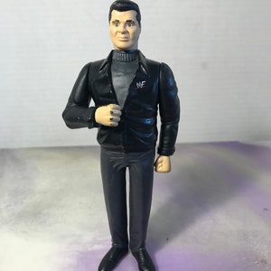 Vintage 90&#39;s WWE Loose Announcer Action Wrestling Figure Jakks Titan Tron Live