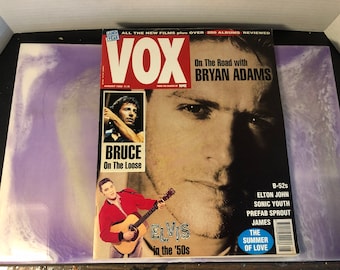 Vintage VOX Magazine August 1992 ISSUE - Awesome Vintage 90's Music Magazine Nostalgia