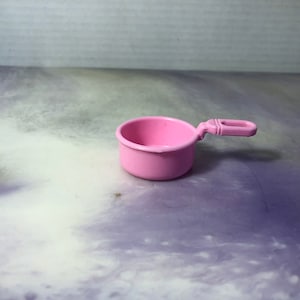 Vintage 90&#39;s Barbie Pink Cooking Pot  - Barbie Playhouse Accessory - Vintage Barbie Nostalgia