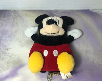 Vintage Disney Mickey Mouse pluche sleutelhanger/rugzakspeelgoed - Super schattig Minnie Mouse figuur sleutelhanger rugzakthema
