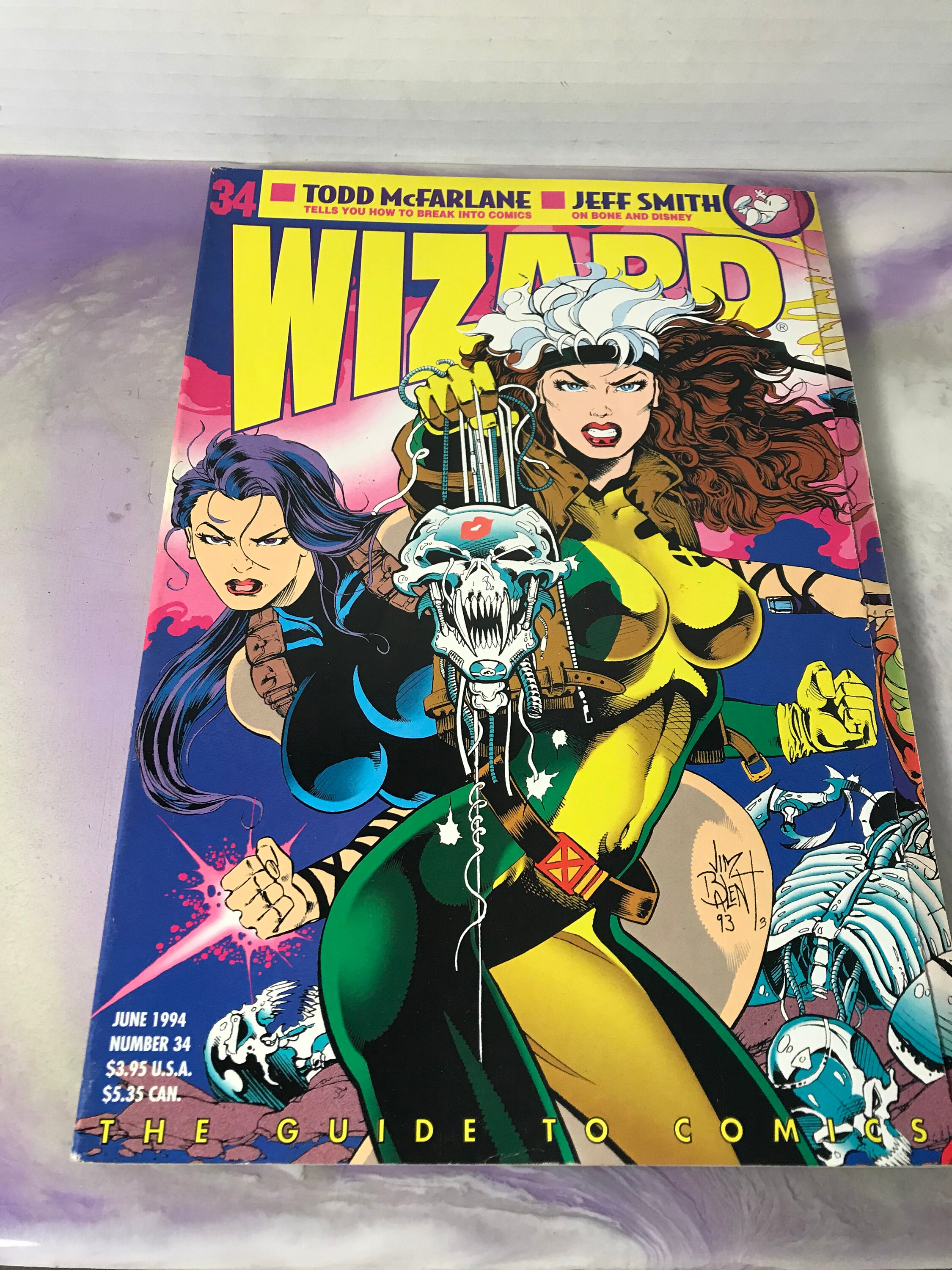 Vintage Rare WIZARD Magazine June 1994 34 Awesome Piece of Etsy