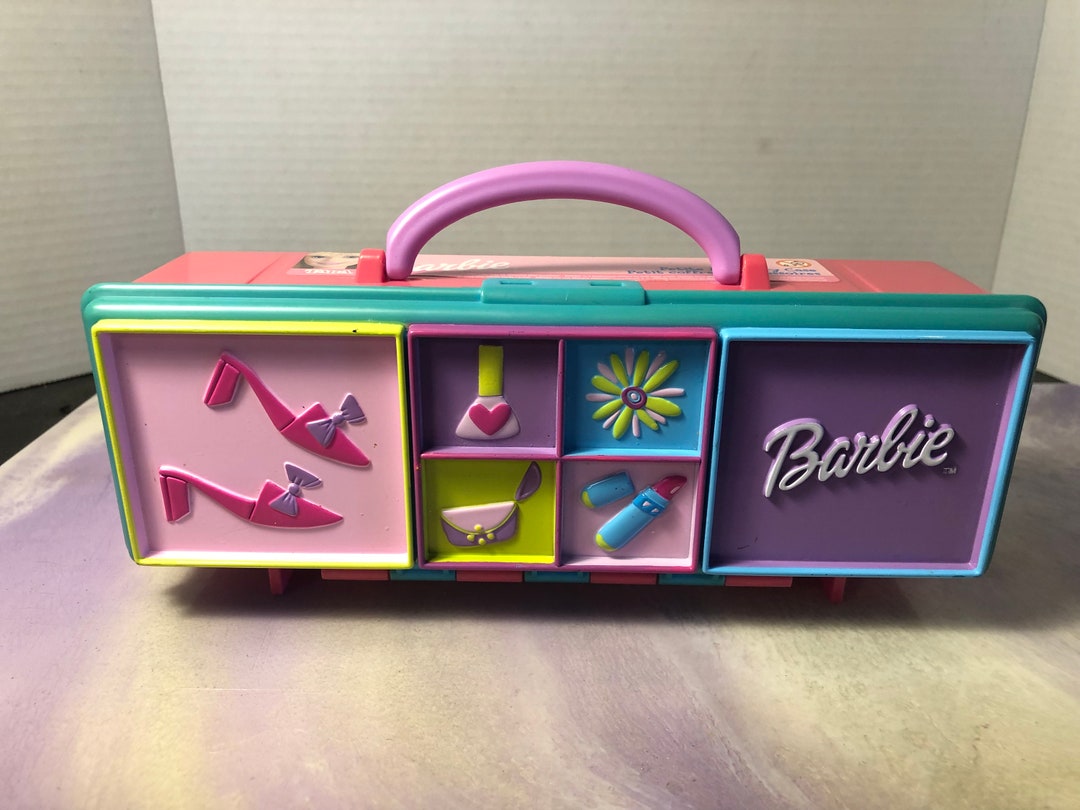 Vintage 90's Barbie Accessory Case Barbie Playhouse Etsy