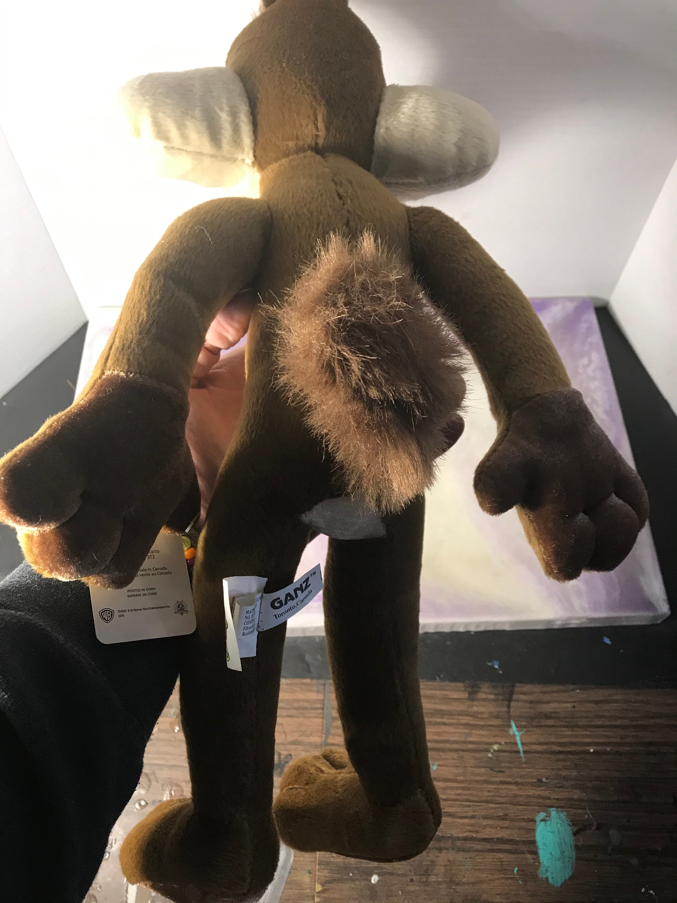 Vintage Large Looney Tunes Wile E. Coyote Plush Stuffed | Etsy