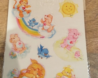 Vintage NEW American Greetings 1980's CARE BEARS Cousins Mobile Decoration On String Preassembled Vintage Nostalgia! New in Package