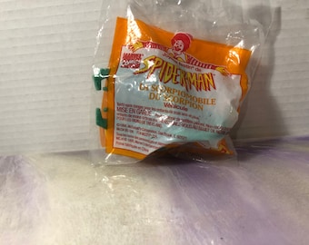 Brand new Vintage Spider-Man the Animated Series Mcdonalds Happy Meal Toy - Spiderman Scorpion Stingstriker Toy / Cake Topper 1995