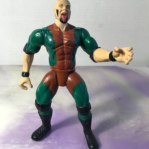 Vintage 90&#39;s WWE Loose Headbangers - Thrasher Action Wrestling Figure Jakks Titan Tron Live