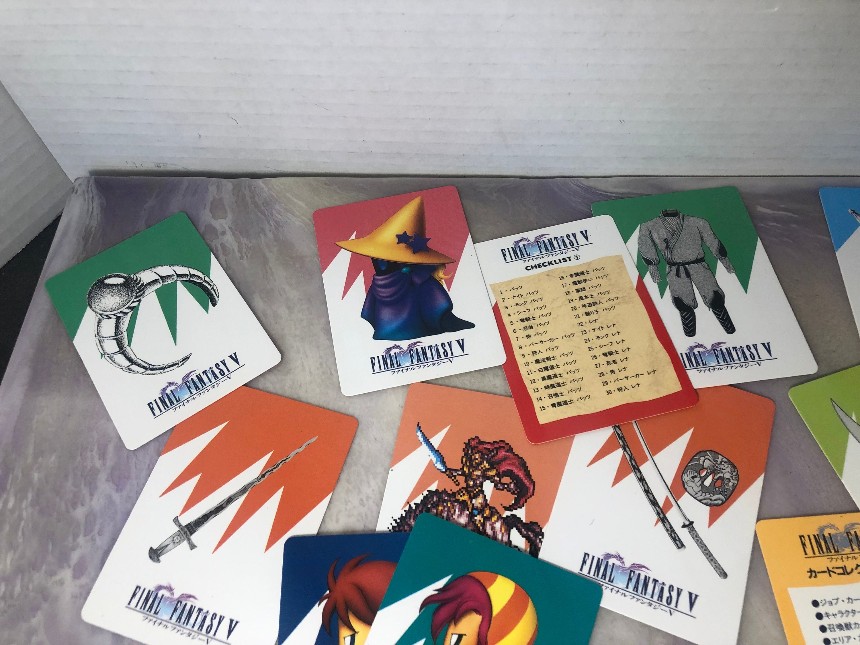 FINAL FANTASY V カードコレクション Vintage FINAL FANTASY V Card Collections FF5 Japanese 1992