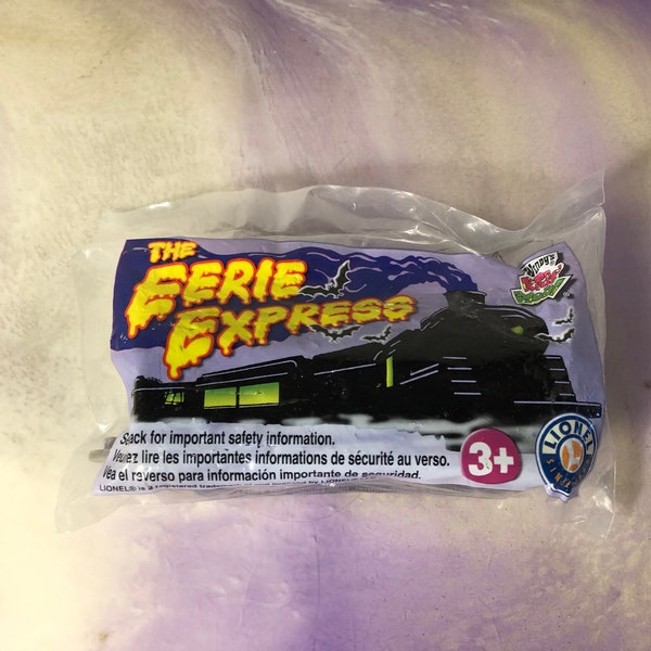 Vintage Eerie Express Train Toy "Eerie, Indiana" NBC TV Show 1991-92 Hopping 1999 Wendy's - Awesome 90's Nostalgia