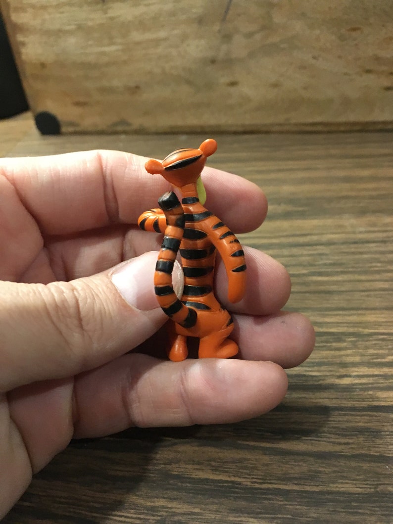 1990/'s Vintage Winnie the Pooh Toy Lot 10 TIGGER PVC Cake Topper Figure Vintage Winnie the Pooh