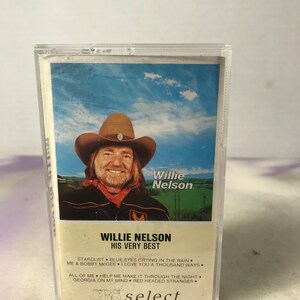 Vintage Cassette - WILLIE NELSON - His Very Best - Cassette Tape Vintage Album / Cassette Tape