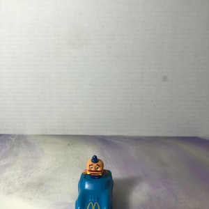 Vintage 80&#39;s McDonald&#39;s Office Big Mac Pull Back Action Toy Car Rare Fun Collectible Toy, Nostalgia