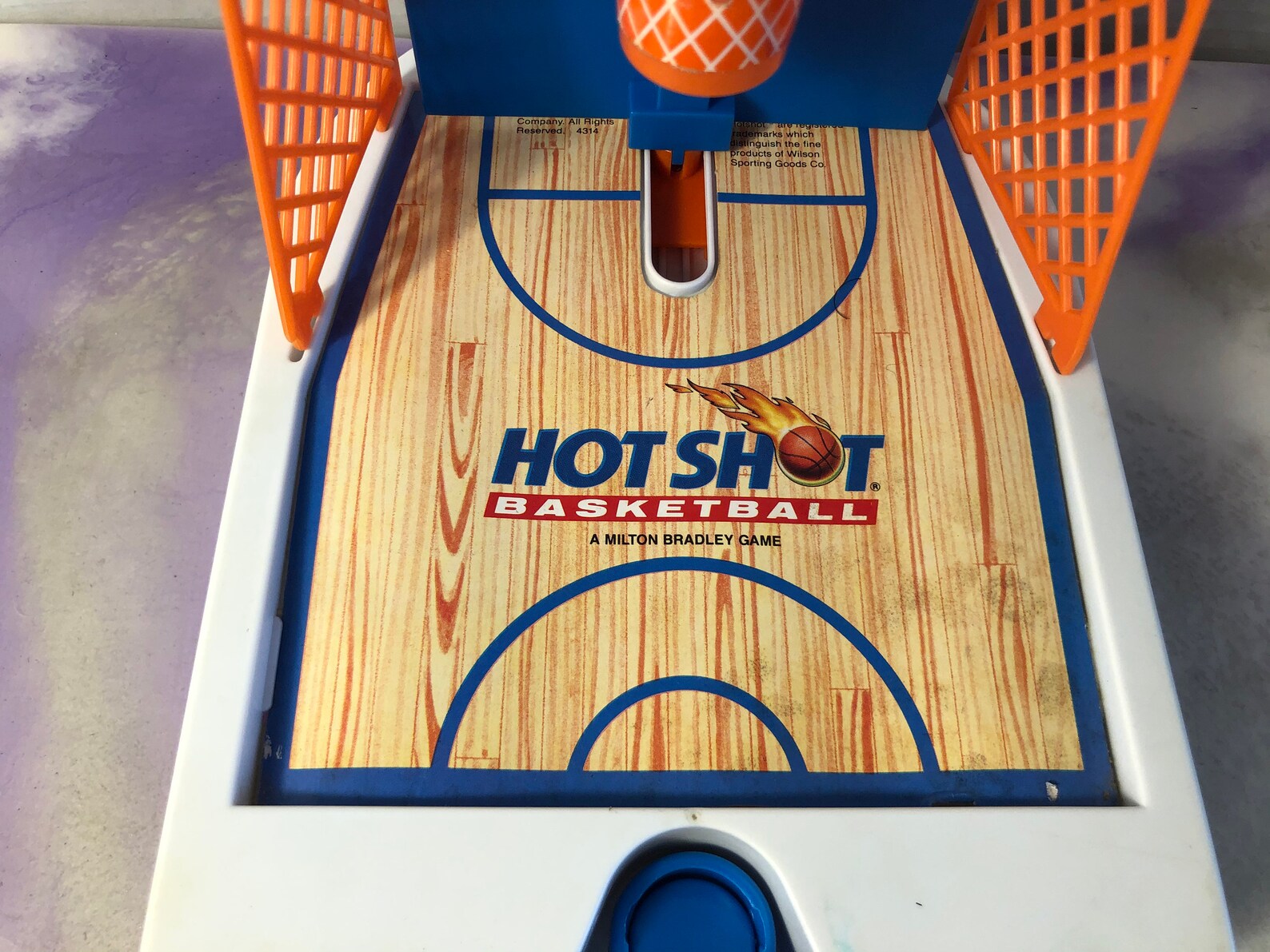 Vintage Travel Hot Shot Basketball by Milton Bradley 1990 Etsy