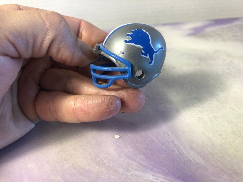 Vintage NFL Mini Helmet Vending Machine Toy Helmet Detroit Etsy