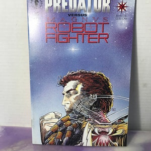 Vintage Valiant Comics - Predator vs Magnus Robot Fighter #2 Rare Vintage Predator Nostalgia Comic Book