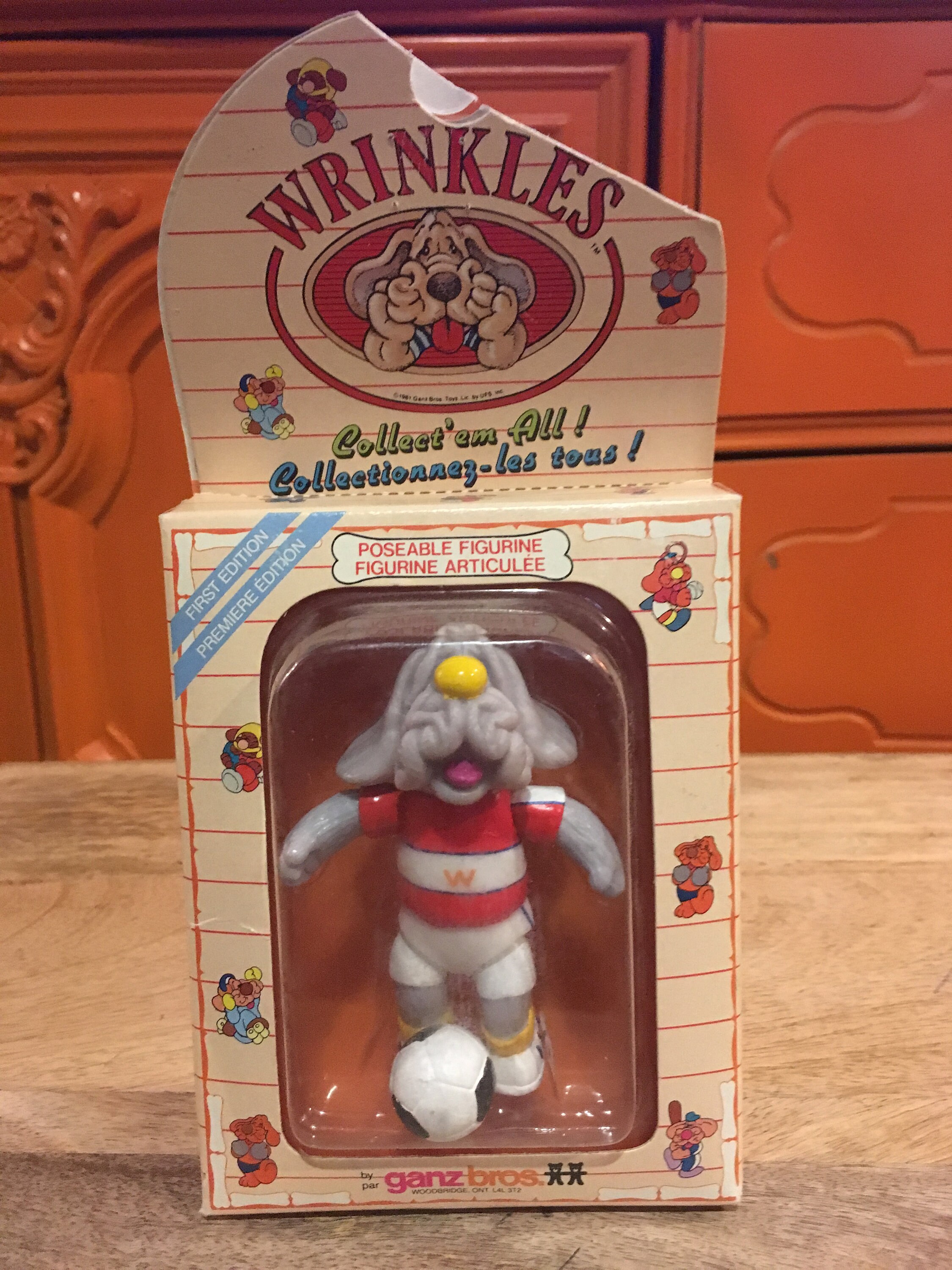 Jahrgang Falten Hund 1985 Ganz Bros Pvc Bewegliche Figur | Etsy