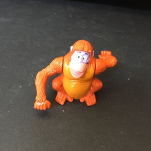 Vintage Disney&#39;s The Jungle Book - King Louie Figure - Happy Meal Toy - 90s toy - Cake Topper