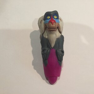 Vintage Mcdonalds Lion King Laughing Rafiki Finger Puppet Toy, 4 1/2" Tall  - Disney Nosalgia