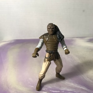 Vintage 1990&#39;s Power of the Force Star Wars Vintage Hasbro Weequay Skiff Guard  - Star Wars Loose Figure