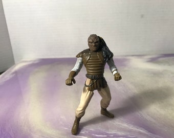 Vintage 1990's Power of the Force Star Wars Vintage Hasbro Weequay Skiff Guard  - Star Wars Loose Figure