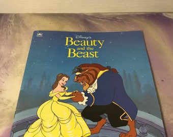 Vintage Disney Beauty and the Beast - Children's Book - Vintage 90's Fisher Price Nostalgia