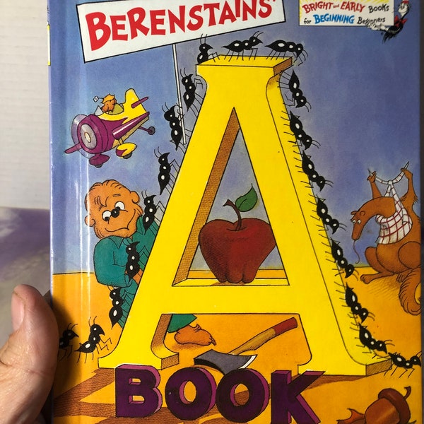 Vintage Berenstain Bears - The A Book - Children's Hardcover Book - Vintage Book