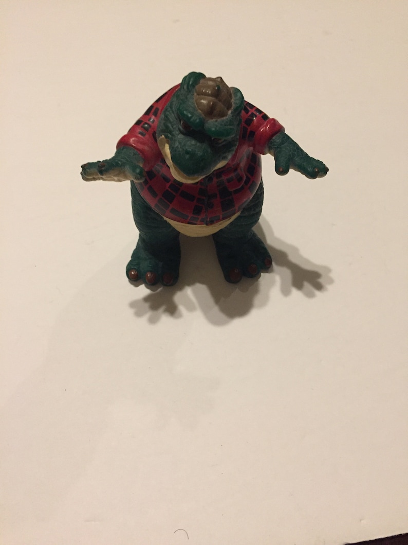 Awesome Vintage Dinosaurs Nostalgia Vintage 1991 Dinosaurs ABC TV Show Earl Sinclair Action Figure Cake Topper
