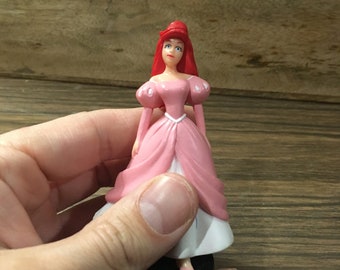 ヴィンテージ ディズニー ラージ 4.5インチ アリエル ピンクドレス