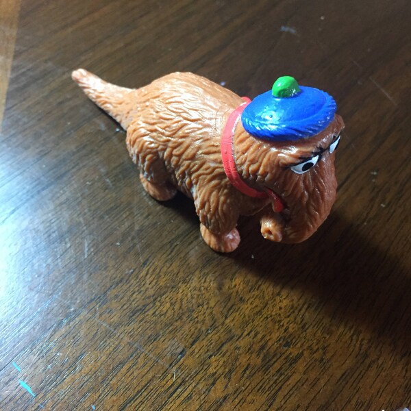 Vintage Applause Sesame Street Snuffy Figure PVC  Snuffy Cake Topper Rare Vintage Toy! Sesame Street figure!