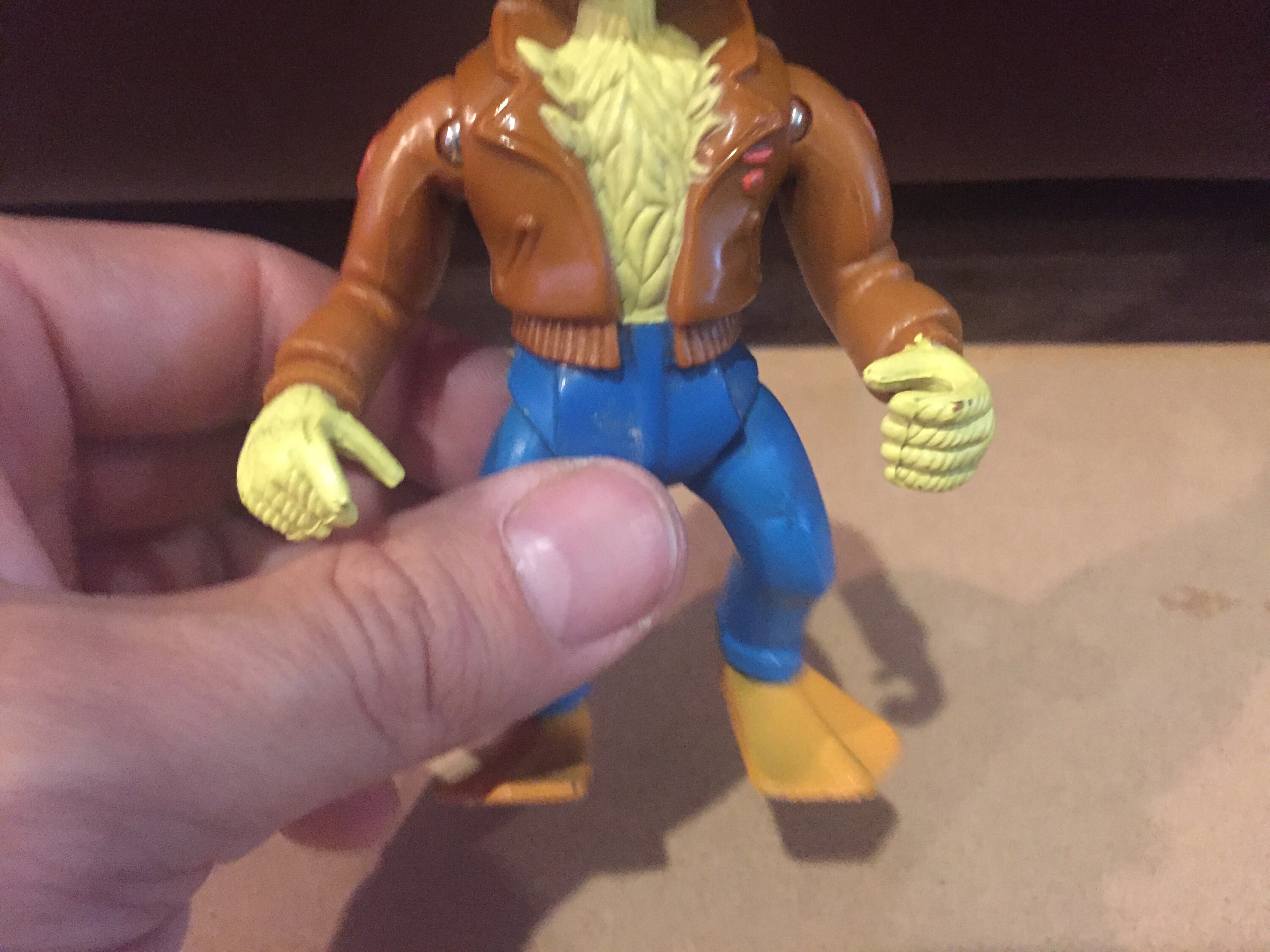 Vintage 1989 Ace Duck no wings TMNT Rare Figure Teenage Etsy