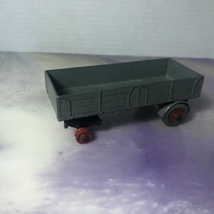 Vintage Dinky Supertoys Die Cast Trailer - Missing 1 Wheel  - Used Shape Toy Car - 80's Nostalgia