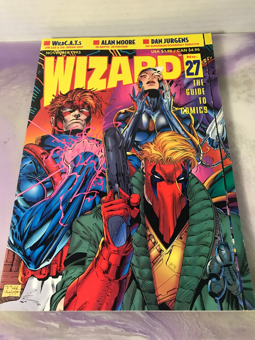 Vintage Rare WIZARD Magazine November 1993 27 Awesome Piece of