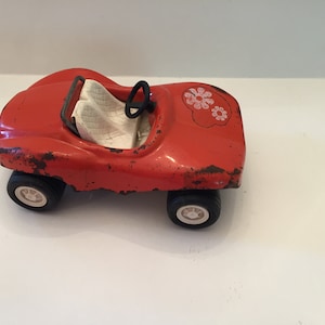 Vintage 1970&#39;s 80&#39;s Tonka Red Sports Car Fun Buggy - Rare Vintage Steel Tonka Car - 70&#39;s Sports Car