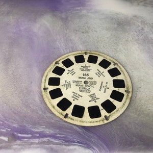 Vintage Sawyer&#39;s View-Master ViewMaster - One ViewMaster Reel #165 Miami and Miami Beach Florida