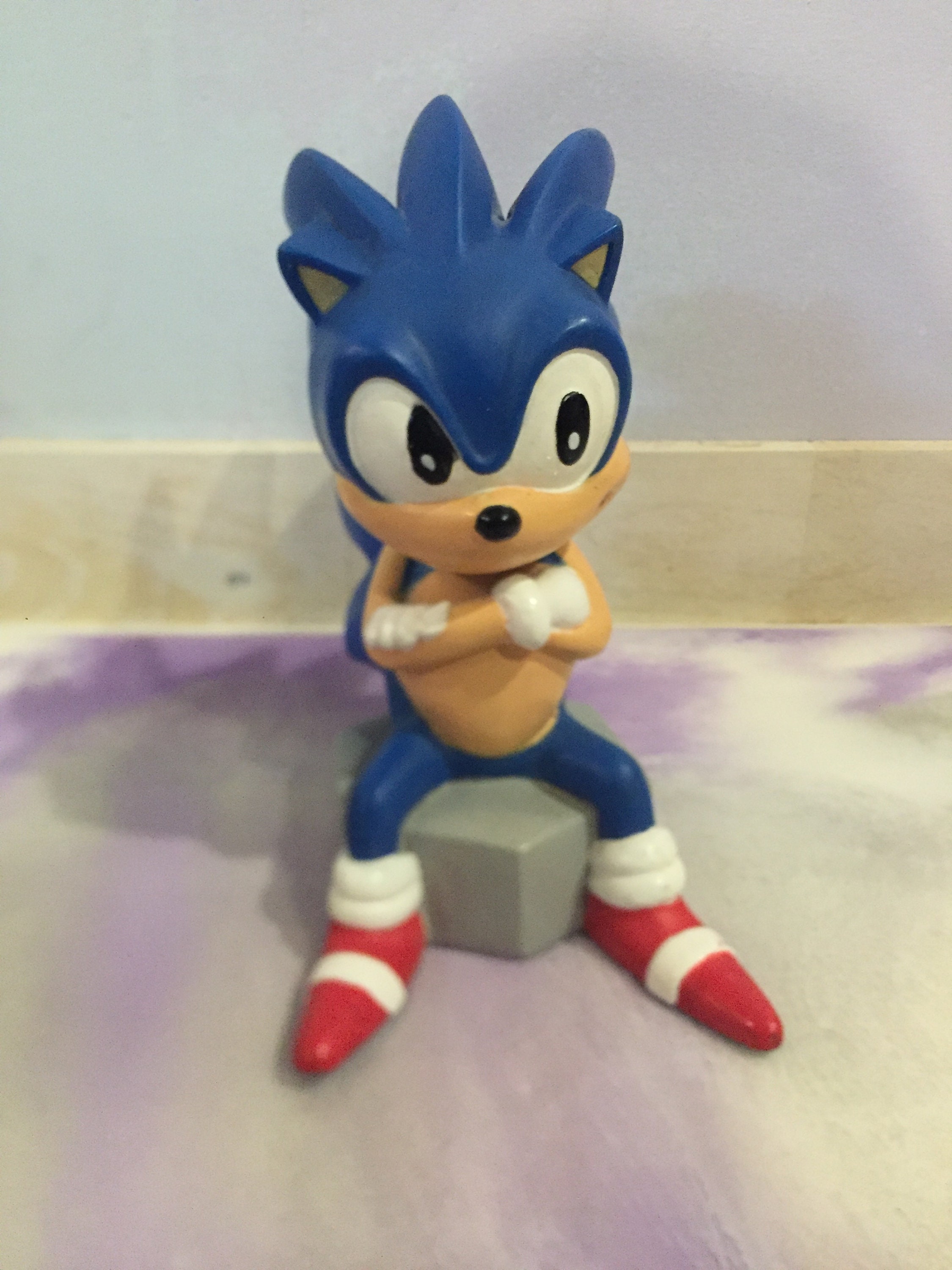 Sega 1991 Sonic Adventure The Hedgehog 12 Soft Vinyl Coin Bank