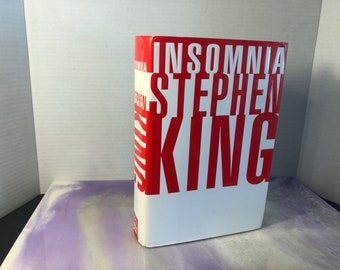 Stephen King INSOMNIA Hardcover Novel 1st Edition Stephen King Book Collector's Item - See Photos