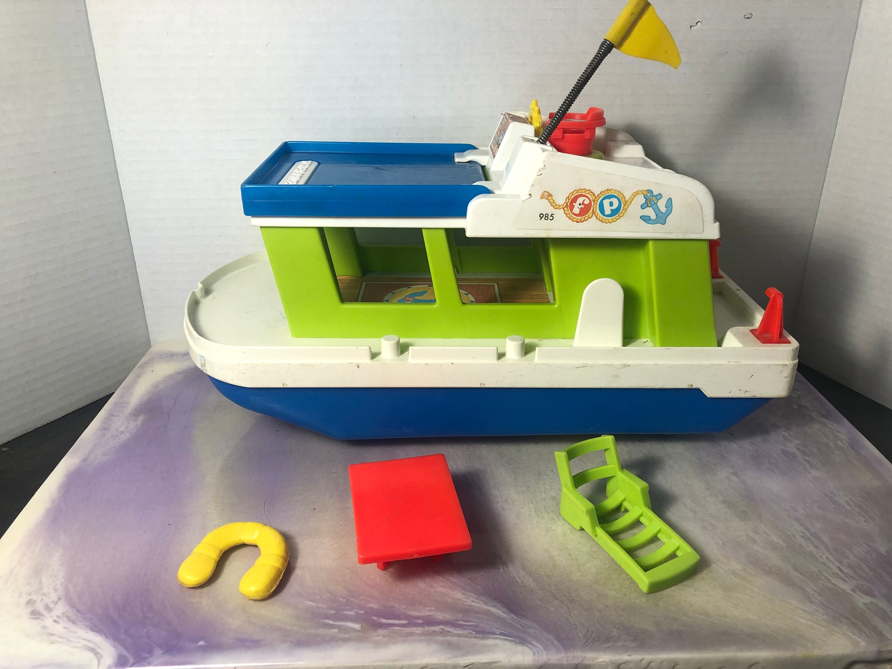 House Boat Toy Fisher Price Vintage Boat Fisher Price Vintage