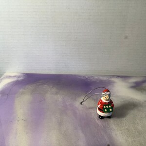 Vintage Christmas Ornament Figurine - Mrs Claus Holding Cookies  PVC Figure / Christmas Ornament!  - Rare Vintage Nostalgia