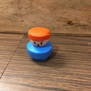 Vintage 1990s Fisher Price Little People Chubby Figure - Man with Red Hair  , 90&#39;s Little People Figure!
