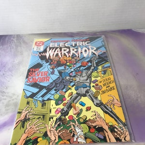 Vintage DC Comics - The Electric Warrior - #5 - 1980&#39;s Comic - Rare Vintage DC Comics Nostalgia