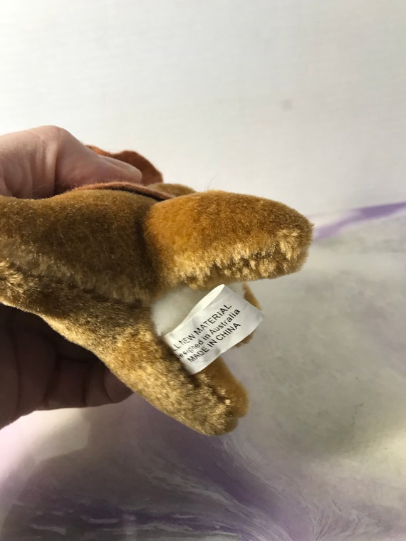 Vintage 90's Australian Kangaroo Momma and Baby Plush Stuffed Animal Brand  New With Tags Rare Vintage 90's Stuffed Animal Nostalgia 