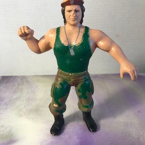 Vintage Corporal Kirchner WWF LJN Titan Sports 1980&#39;s Rubber Wrestler Action Figure! Wrestling Superstars