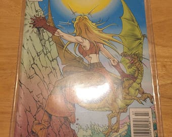 Dell&#39;annata DC Comics Dragon Lance #21 1991 raro Vintage DC Comic Book