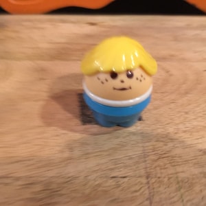 Vintage 1990s Little Tikes Chubby Figure - Blonde with Freckles, 90&#39;s Little Tykes Vintage Lot 2