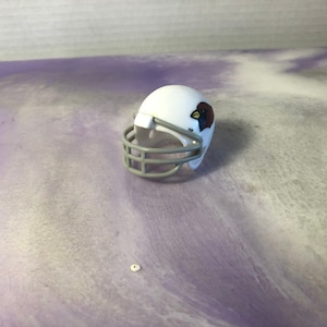 Vintage NFL Mini Helmet Vending Machine Toy Helmet - Arizona Cardinals - Awesome 1980&#39;s NFL Helmet Nostalgia Cake Topper