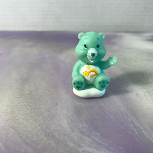 Care Bears Wish Bear Miniature Figure Cake Topper! Used Played With Figure