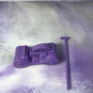 Vintage 1990&#39;s Hanna Barbera The Flintstones - Flintstones Car Ripcord Pull Racer Flintstones Toy!